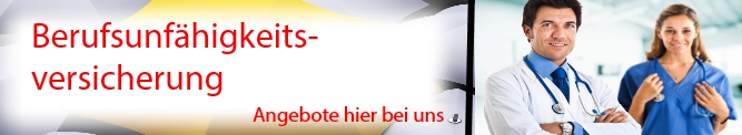 Berufsunfähigkeitsversicherung Vergleich - Günstige BU Berufsunfähigkeitsversicherung